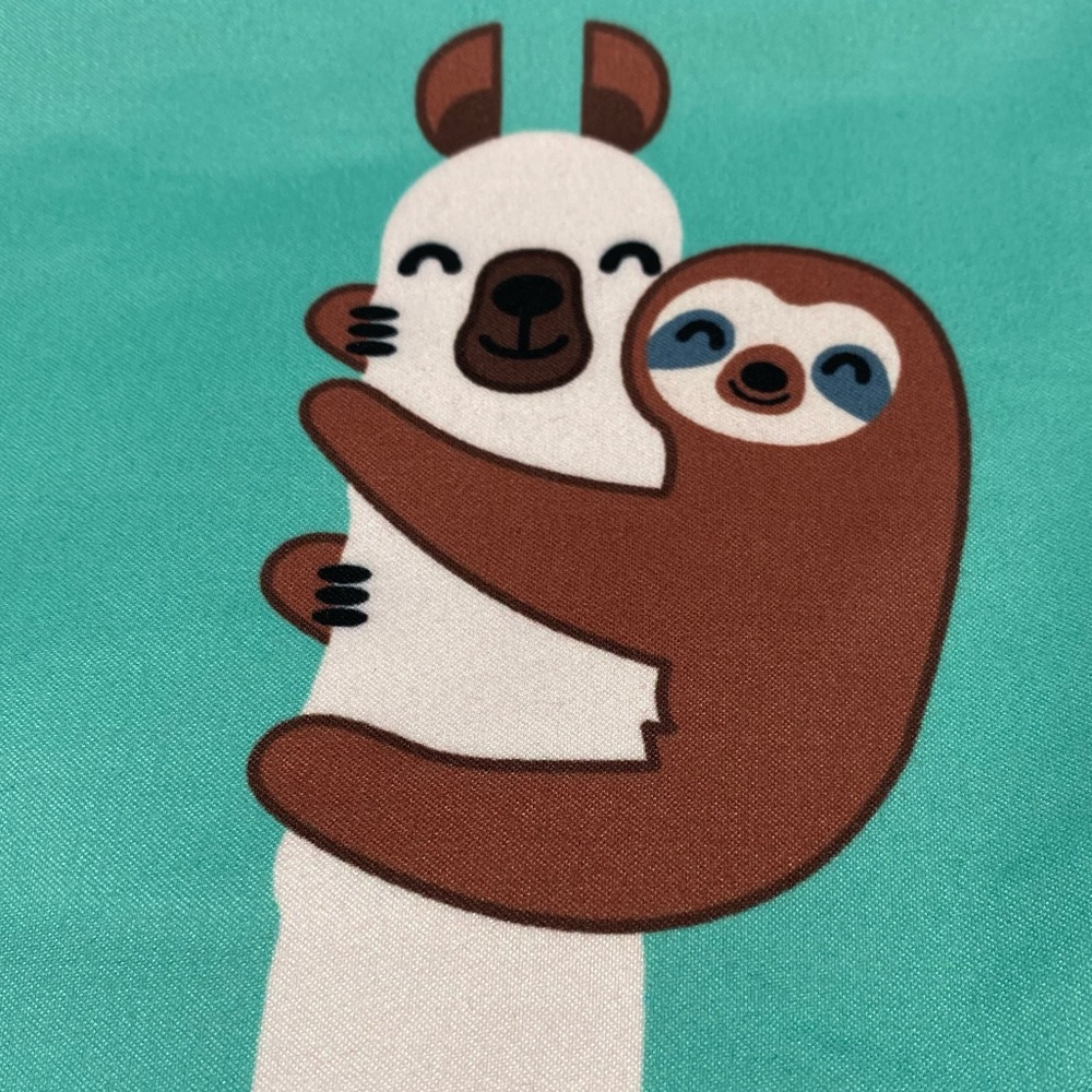 NEW Sloth and Llama Cosmetic Bag - Picture 2 of 7